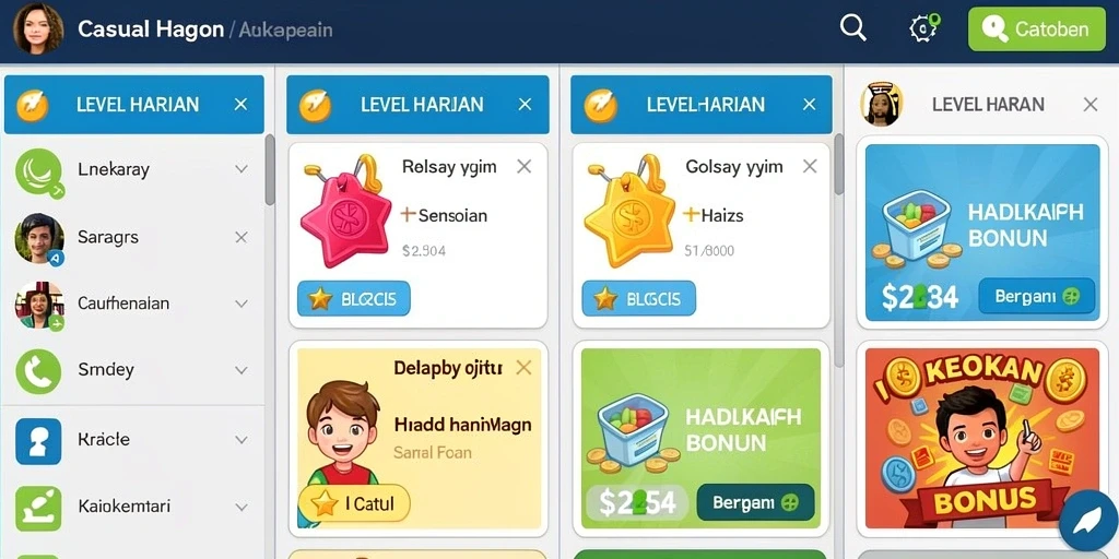Fitur komunitas yang aktif membuat pengalaman bermain lebih sosial.