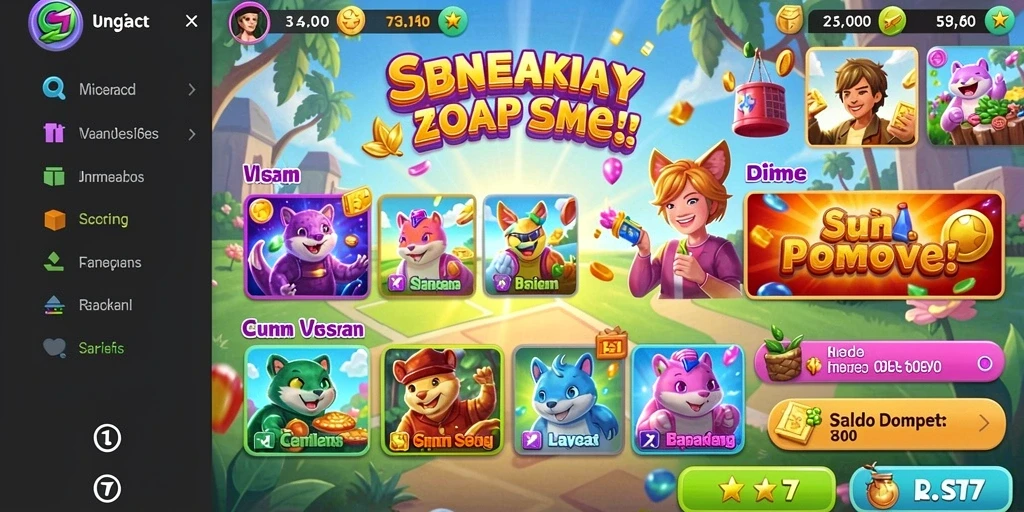 Mode permainan yang variatif dan penuh tantangan.