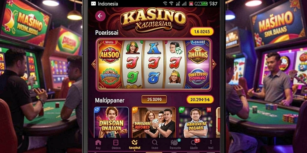 Menampilkan fitur live chat untuk interaksi pemain.
