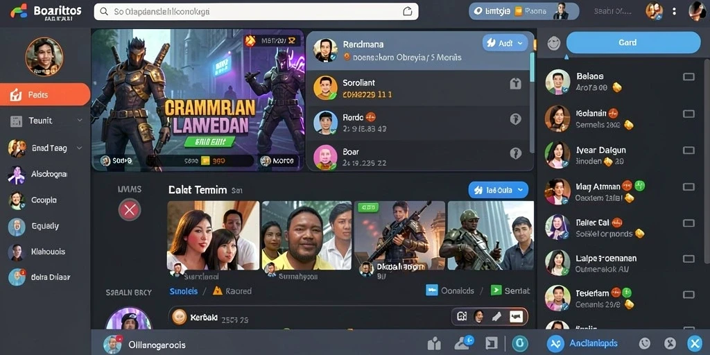 Kompetisi seru antar pemain yang menantang.