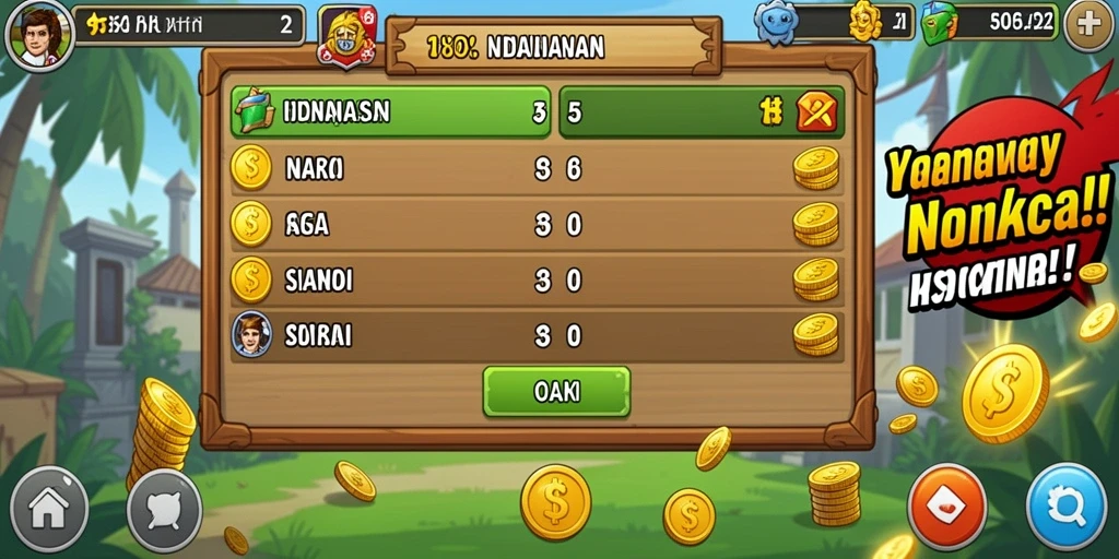 Antarmuka yang ramah pengguna untuk pengalaman bermain yang lebih baik.