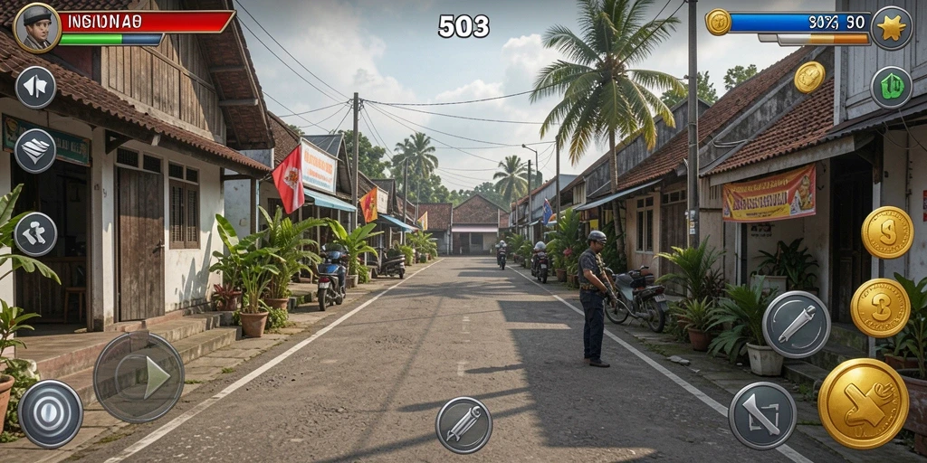 Visual menawan yang menjadikan setiap pertempuran unik.