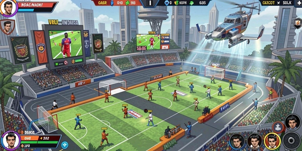 Mode multiplayer yang memacu adrenalin dan keseruan.